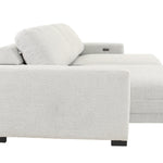 LACHLAN NICKEL POWER SOFA WITH SLIDING SEATS - Additional View 3