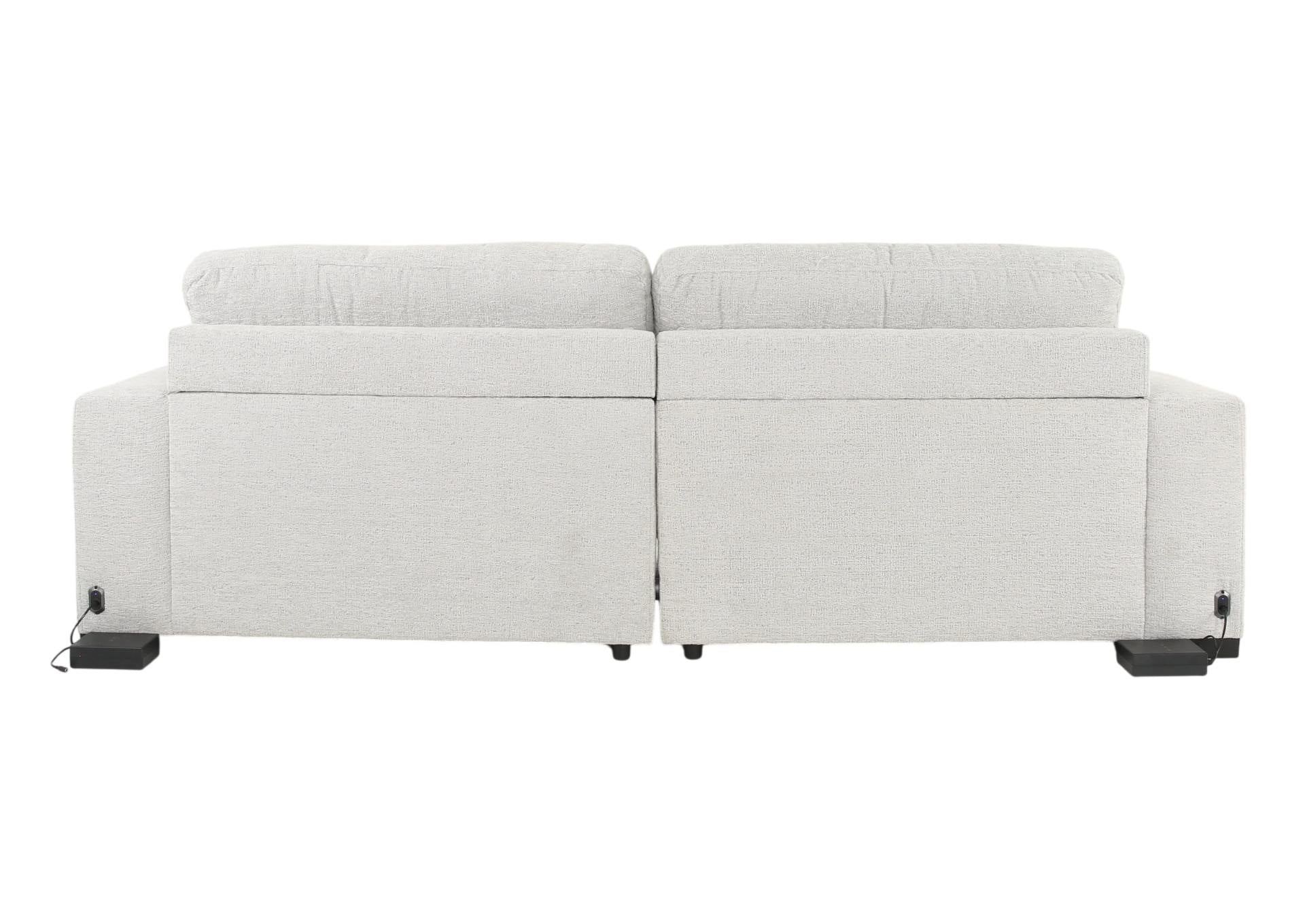 LACHLAN NICKEL POWER SOFA WITH SLIDING SEATS - Additional View 4