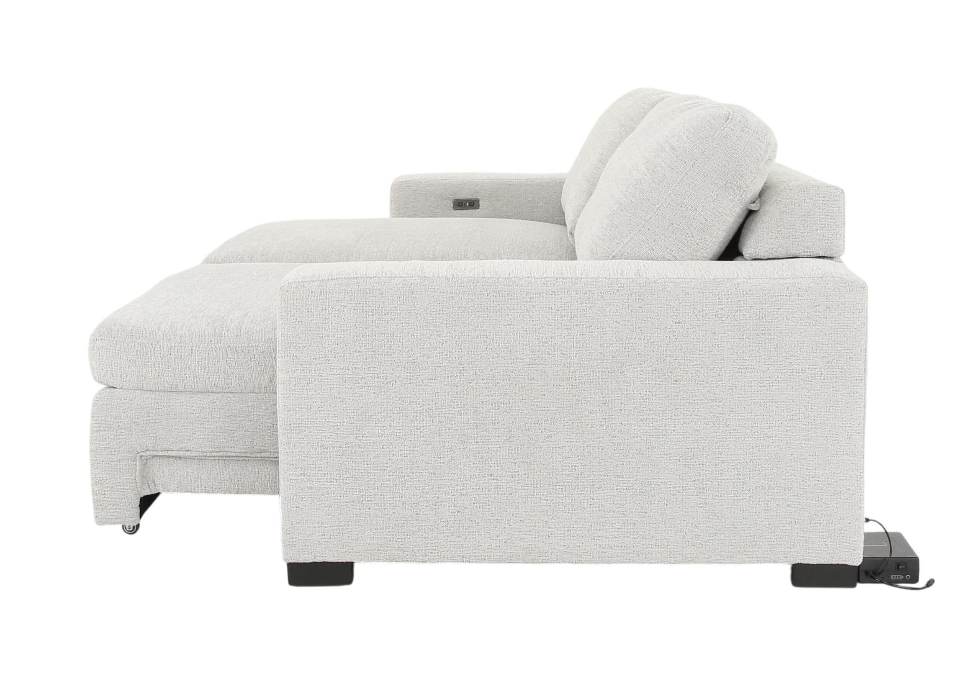 LACHLAN NICKEL POWER SOFA WITH SLIDING SEATS - Additional View 5
