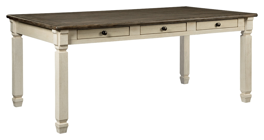 Ashley Furniture - Bolanburg Dining Table - Beige Wood - Tables