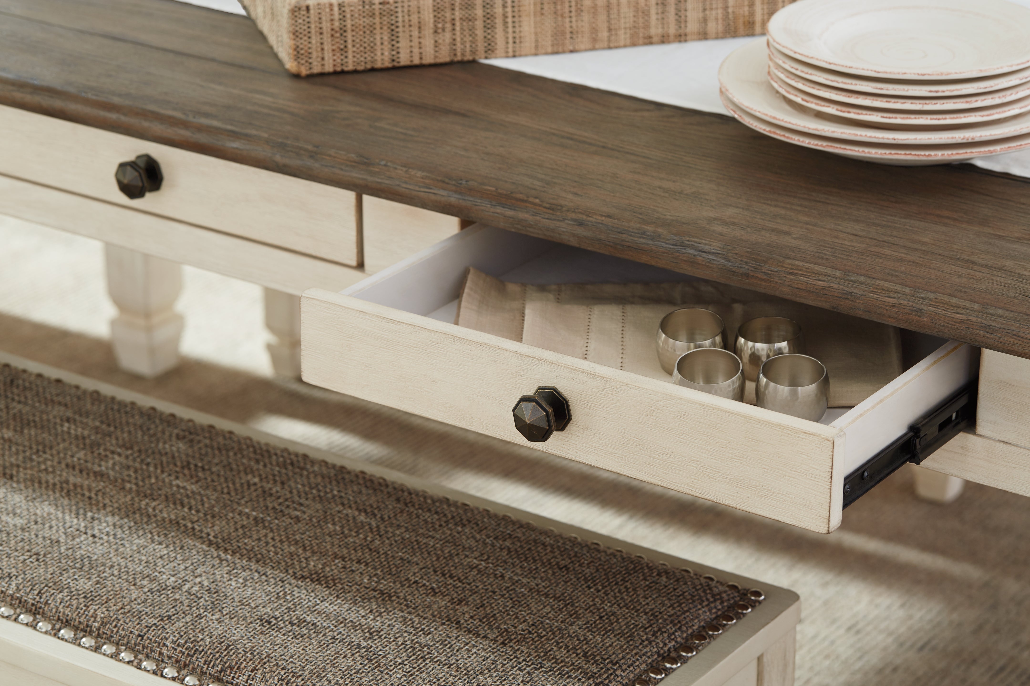 Ashley Furniture - Bolanburg Dining Table - Beige Wood - Tables - Additional View 2