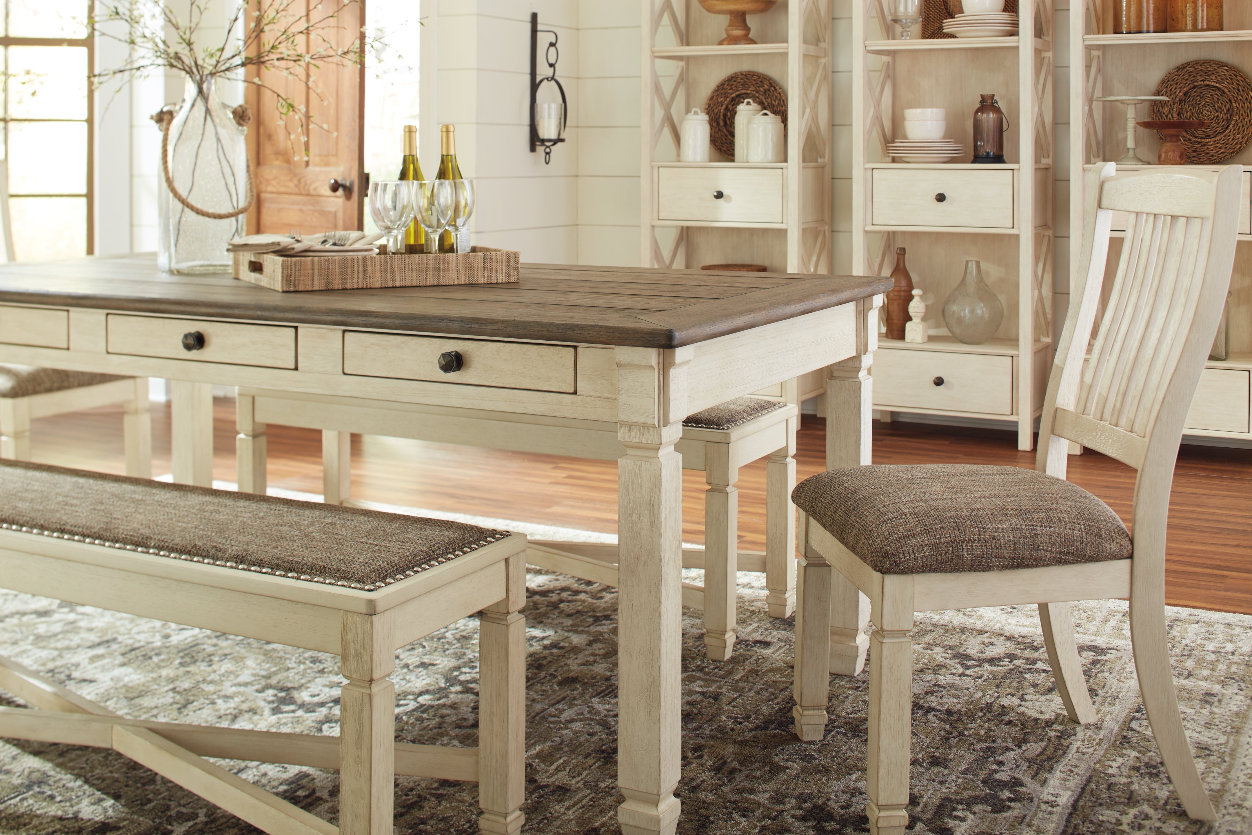 Ashley Furniture - Bolanburg Dining Table - Beige Wood - Tables - Additional View 8