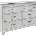 Ashley Furniture - Kanwyn Dresser - White Wood - Dresser & Mirror