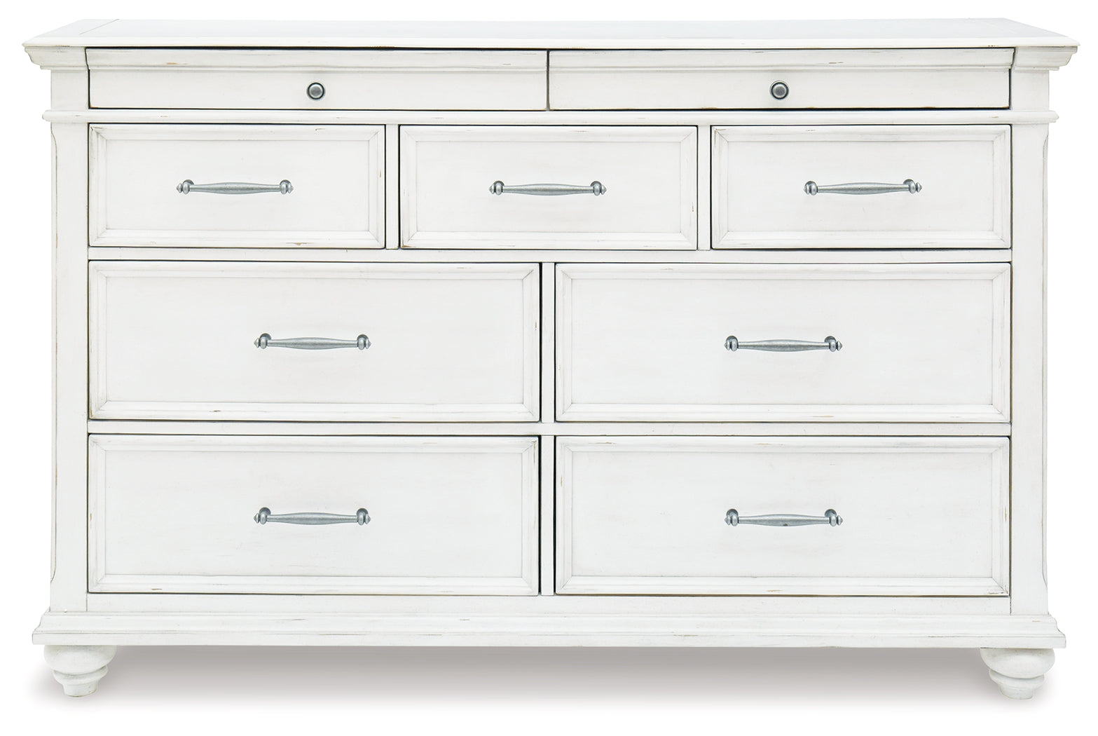 Ashley Furniture - Kanwyn Dresser - White Wood - Dresser & Mirror - Additional View 2