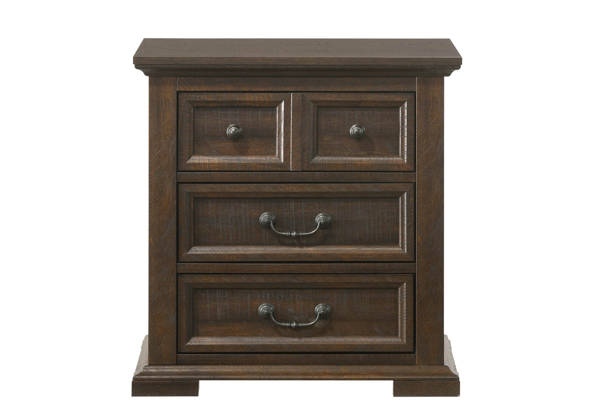 Mossberg Rustic Nightstand - Oak