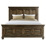 Elements International - Mccoy Queen Bed - Charcoal - Dark Brown|Dark Gray Wood - Beds - Additional View 2