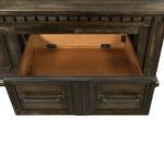 Elements International - Mccoy Queen Bed - Charcoal - Dark Brown|Dark Gray Wood - Beds - Additional View 5