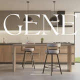 Steve Silver Furniture - Gene 30" Bar Stool - Dark Gray|Black Wood - Stools - Additional View 1