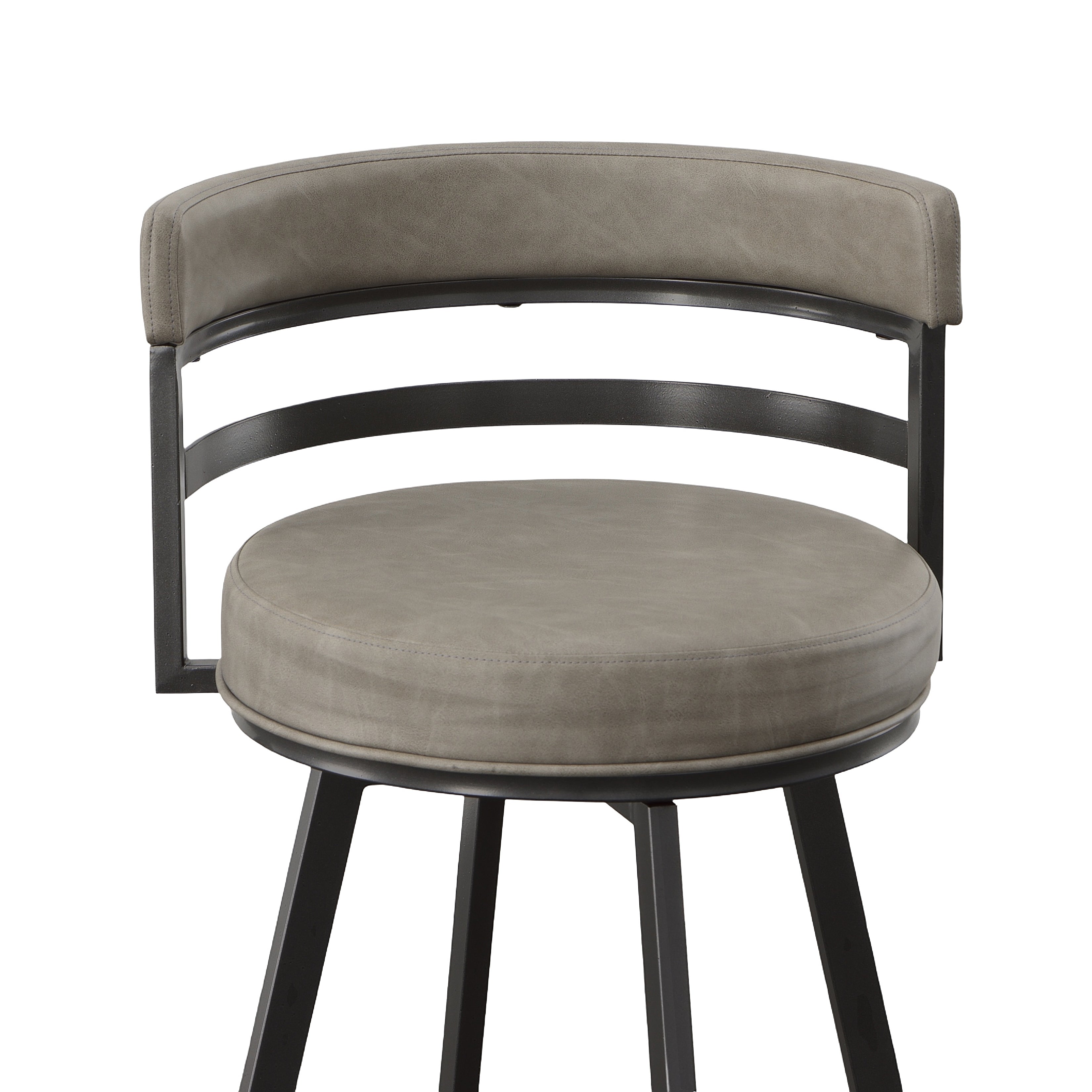 Steve Silver Furniture - Gene 30" Bar Stool - Dark Gray|Black Wood - Stools - Additional View 4