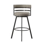 Steve Silver Furniture - Gene 30" Bar Stool - Dark Gray|Black Wood - Stools - Additional View 5