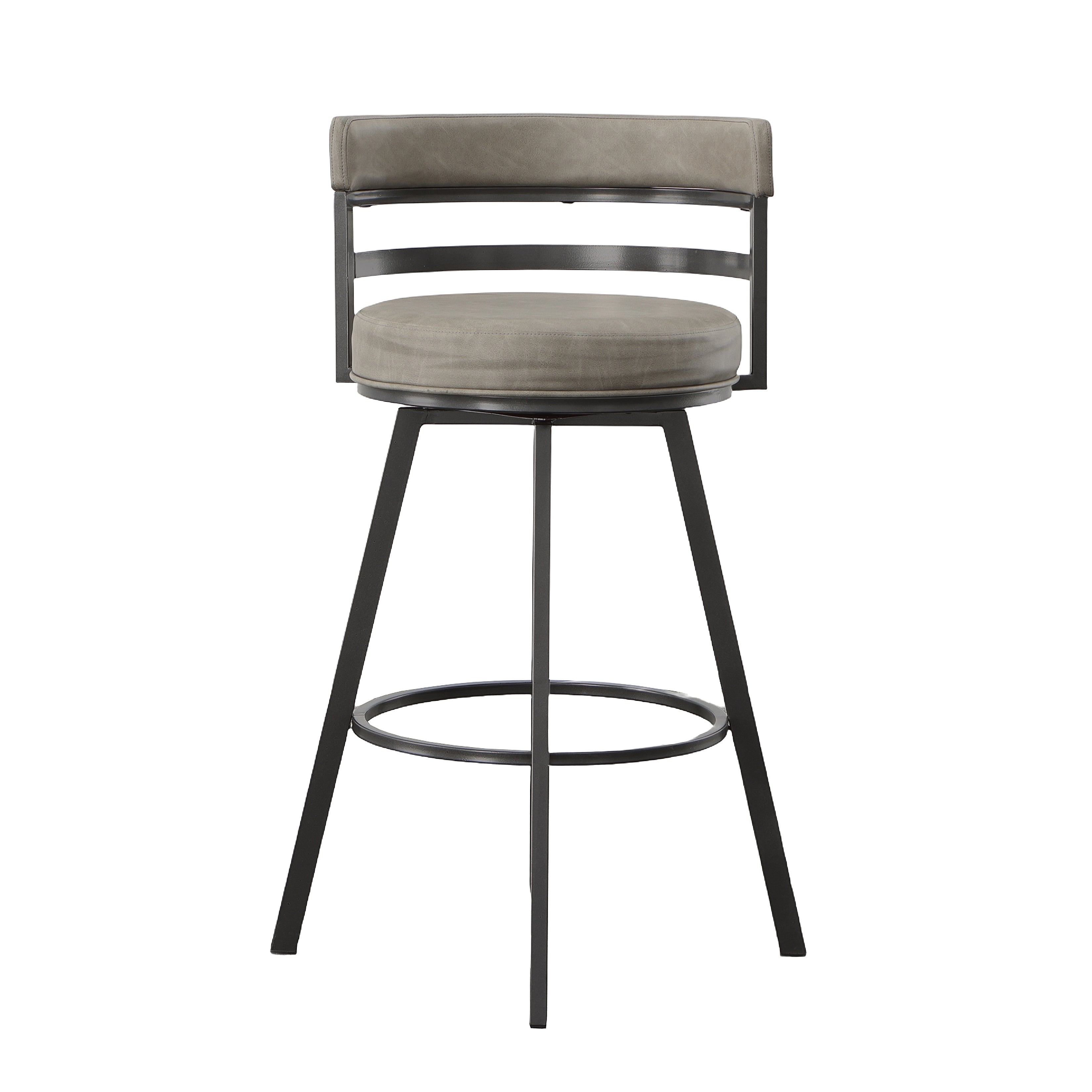 Steve Silver Furniture - Gene 30" Bar Stool - Dark Gray|Black Wood - Stools - Additional View 5