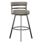 Steve Silver Furniture - Gene 30" Bar Stool - Dark Gray|Black Wood - Stools - Additional View 6