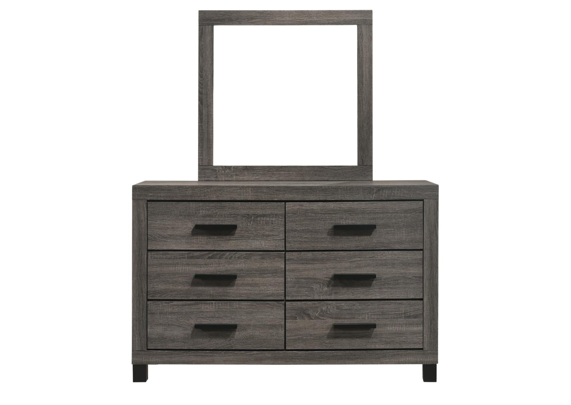 Amelie Grey Dresser And Mirror