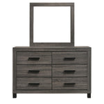 Amelie Grey Dresser And Mirror