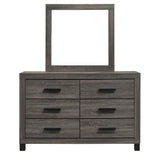 Amelie Grey Dresser And Mirror