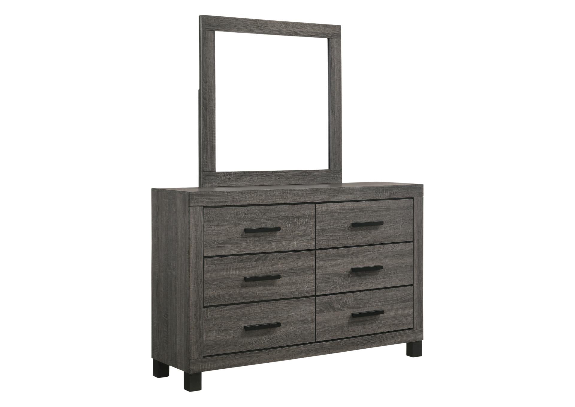 Amelie Grey Dresser And Mirror - Additional View 1