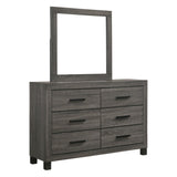 Amelie Grey Dresser And Mirror - Additional View 1