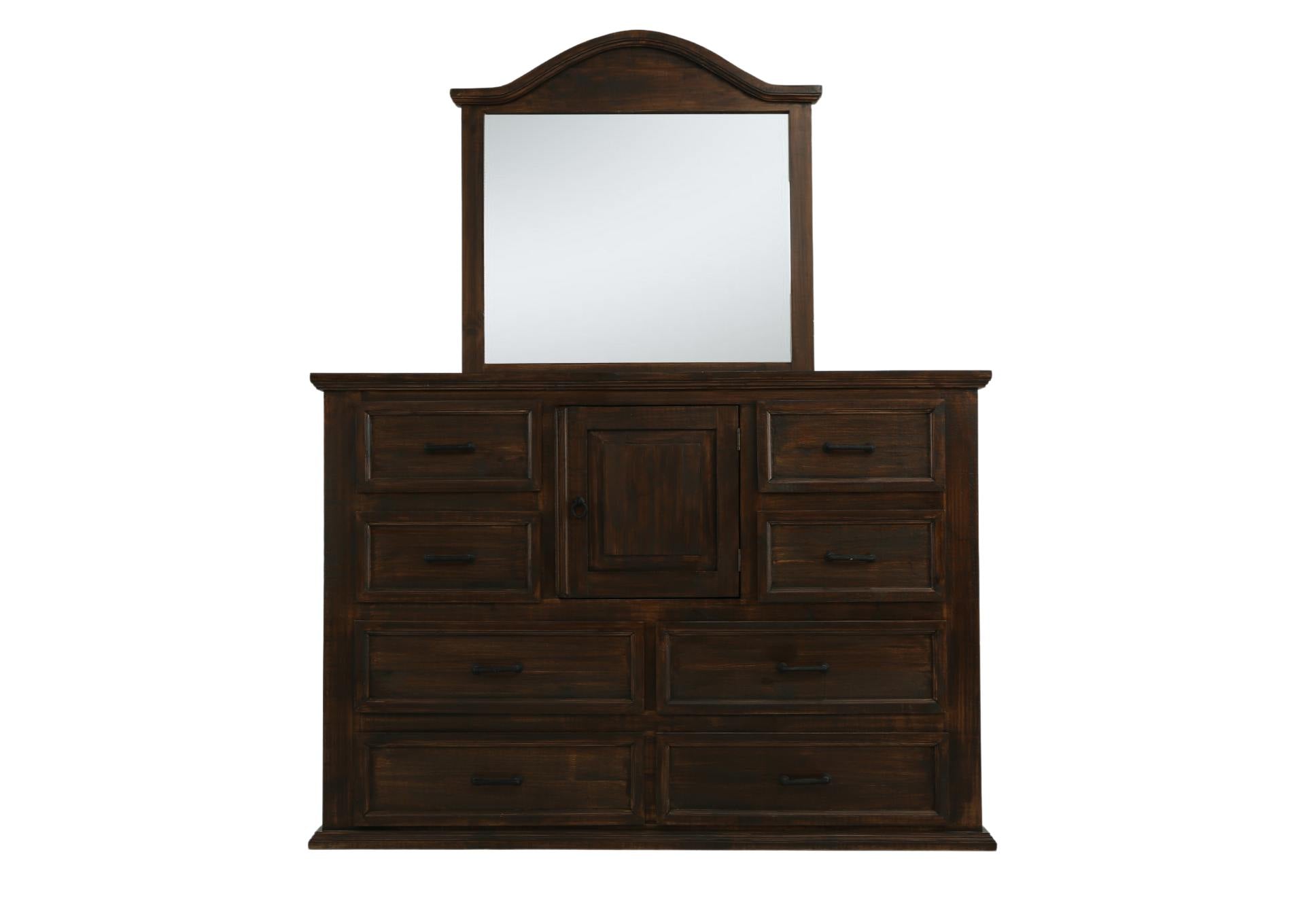 Mansion Tobacco Dresser And Mirror