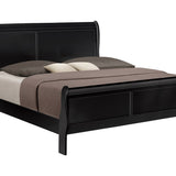 Louis Philip Queen Bed - Black