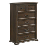 Mossberg Rustic 5 Drawer Chest - Oak - Additional View 1
