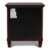 New Classic - TAMARACK CHERRY NIGHTSTAND - Dark Brown Wood - Nightstands - Additional View 6