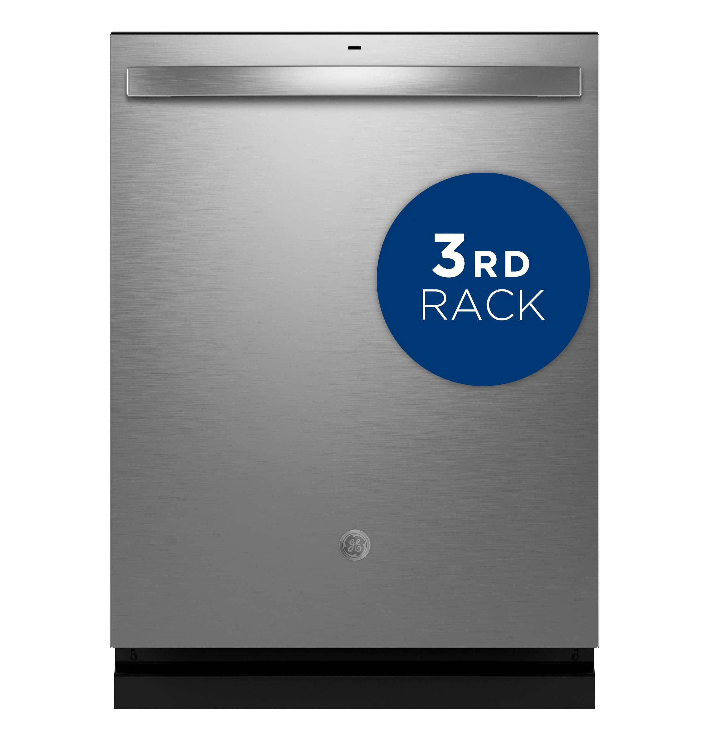 GE FINGERPRINT RESISTANT STAINLESS STEEL TOP CONTROL DISHWASHER - Pearl Silver - Dishwashers - Additional View 1