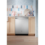 GE FINGERPRINT RESISTANT STAINLESS STEEL TOP CONTROL DISHWASHER - Pearl Silver - Dishwashers - Additional View 6