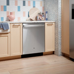 GE FINGERPRINT RESISTANT STAINLESS STEEL TOP CONTROL DISHWASHER - Pearl Silver - Dishwashers - Additional View 8