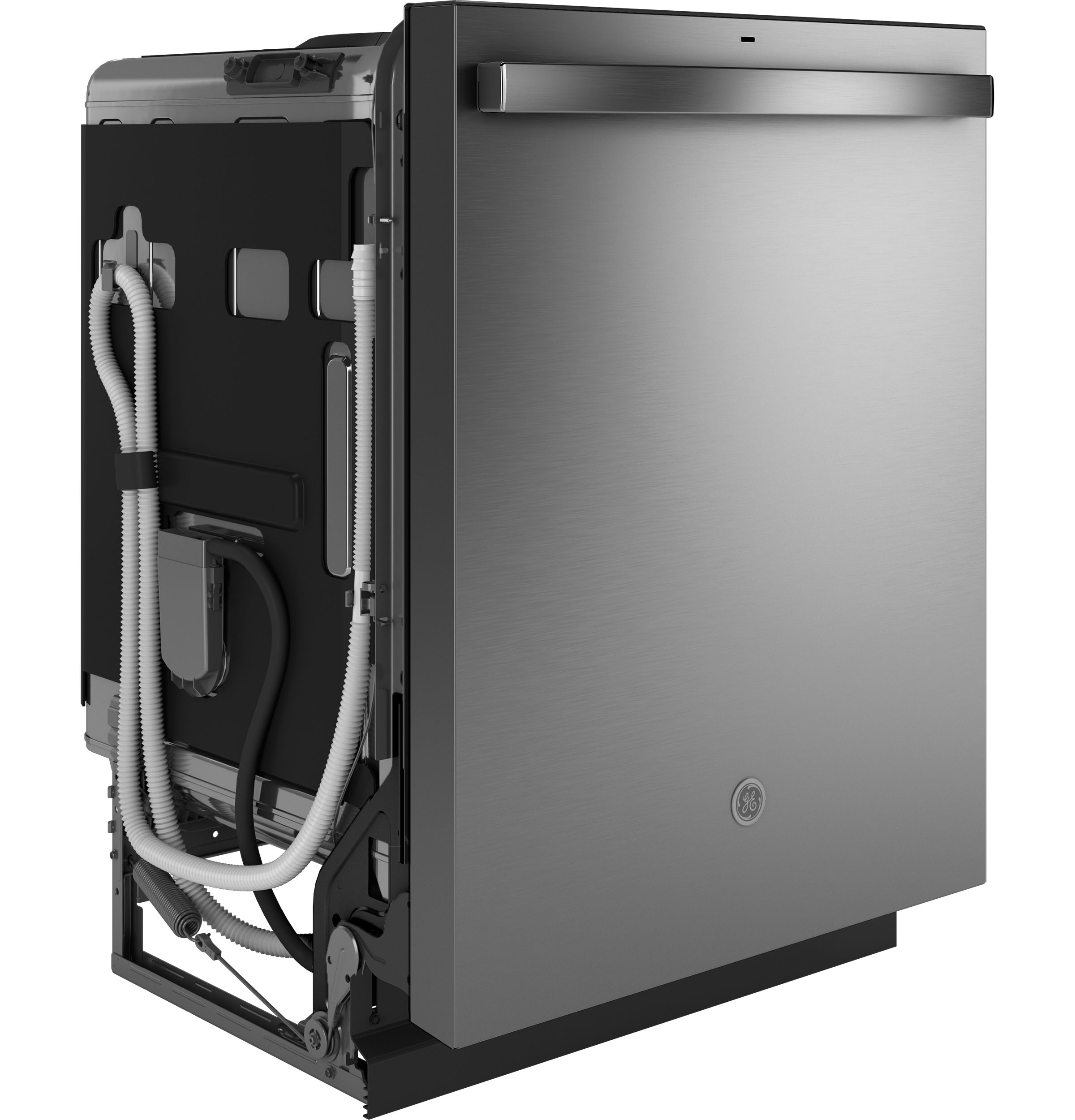 GE FINGERPRINT RESISTANT STAINLESS STEEL TOP CONTROL DISHWASHER - Pearl Silver - Dishwashers - Additional View 25