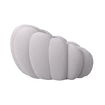 Elements International - Bubble Swivel Chair And Ottoman - Grey - Gray Fabric - Chair & Ottoman - Additional View 3