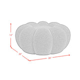 Elements International - Bubble Swivel Chair And Ottoman - Grey - Gray Fabric - Chair & Ottoman - Additional View 13