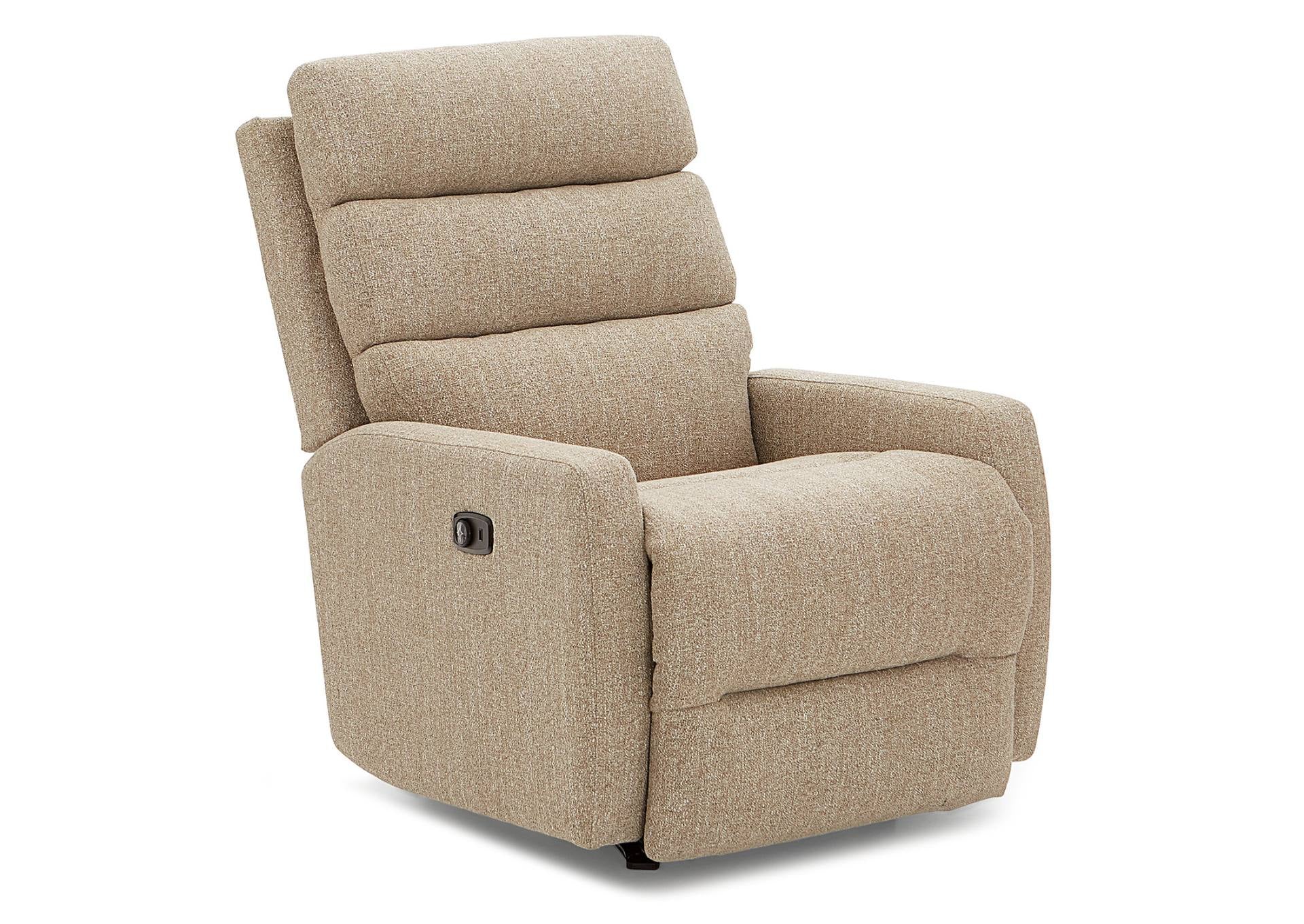 KRISTISHA STONE POWER SWIVEL RECLINER WITH BATTERY CHARGER PACK - Additional View 1