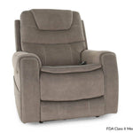 Elephant Lift Chair With Heat, Power Adjustable Headrest And Lumbar - Brown - Additional View 1