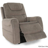 Elephant Lift Chair With Heat, Power Adjustable Headrest And Lumbar - Brown - Additional View 2