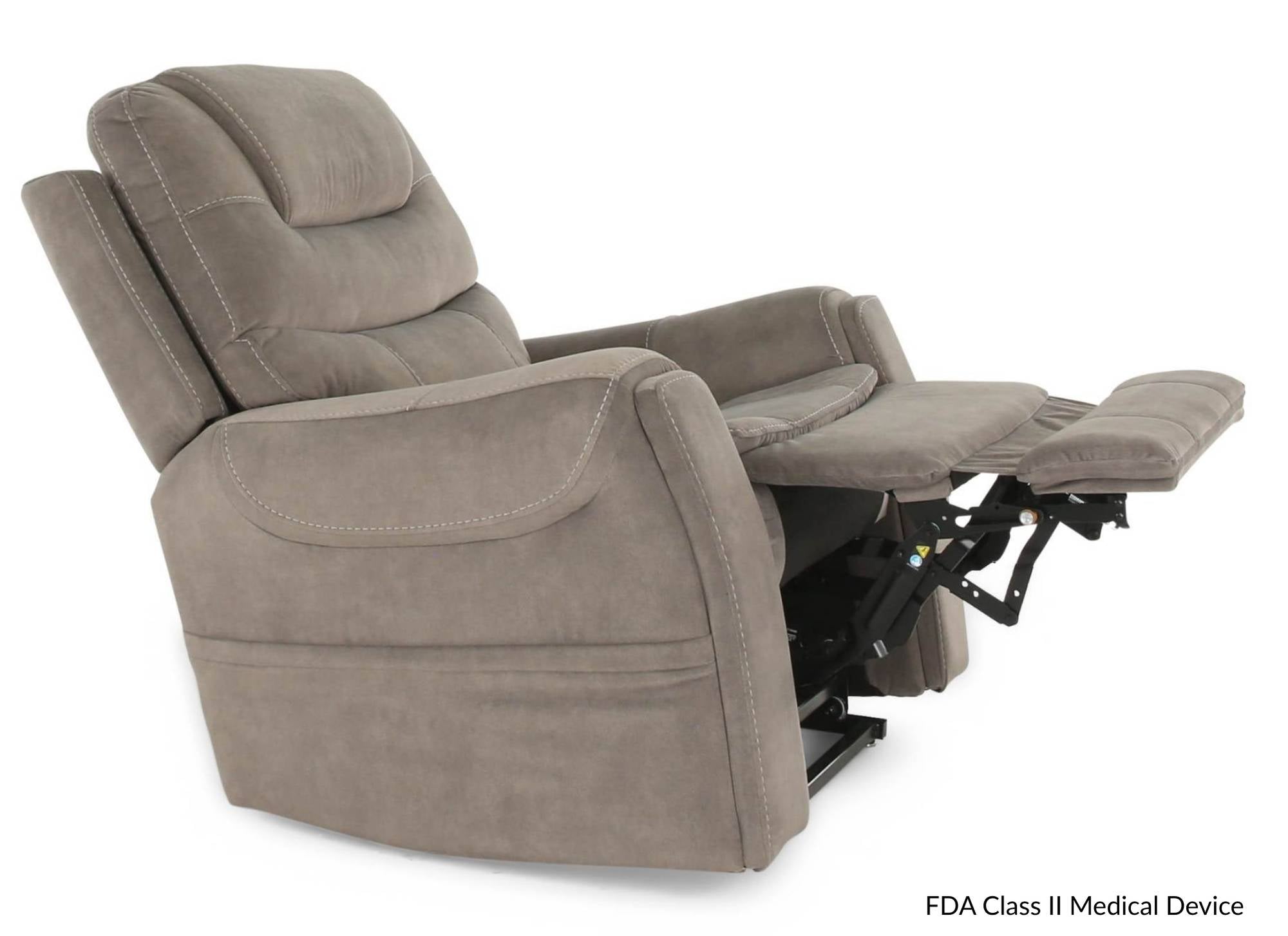 Elephant Lift Chair With Heat, Power Adjustable Headrest And Lumbar - Brown - Additional View 3