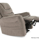 Elephant Lift Chair With Heat, Power Adjustable Headrest And Lumbar - Brown - Additional View 3