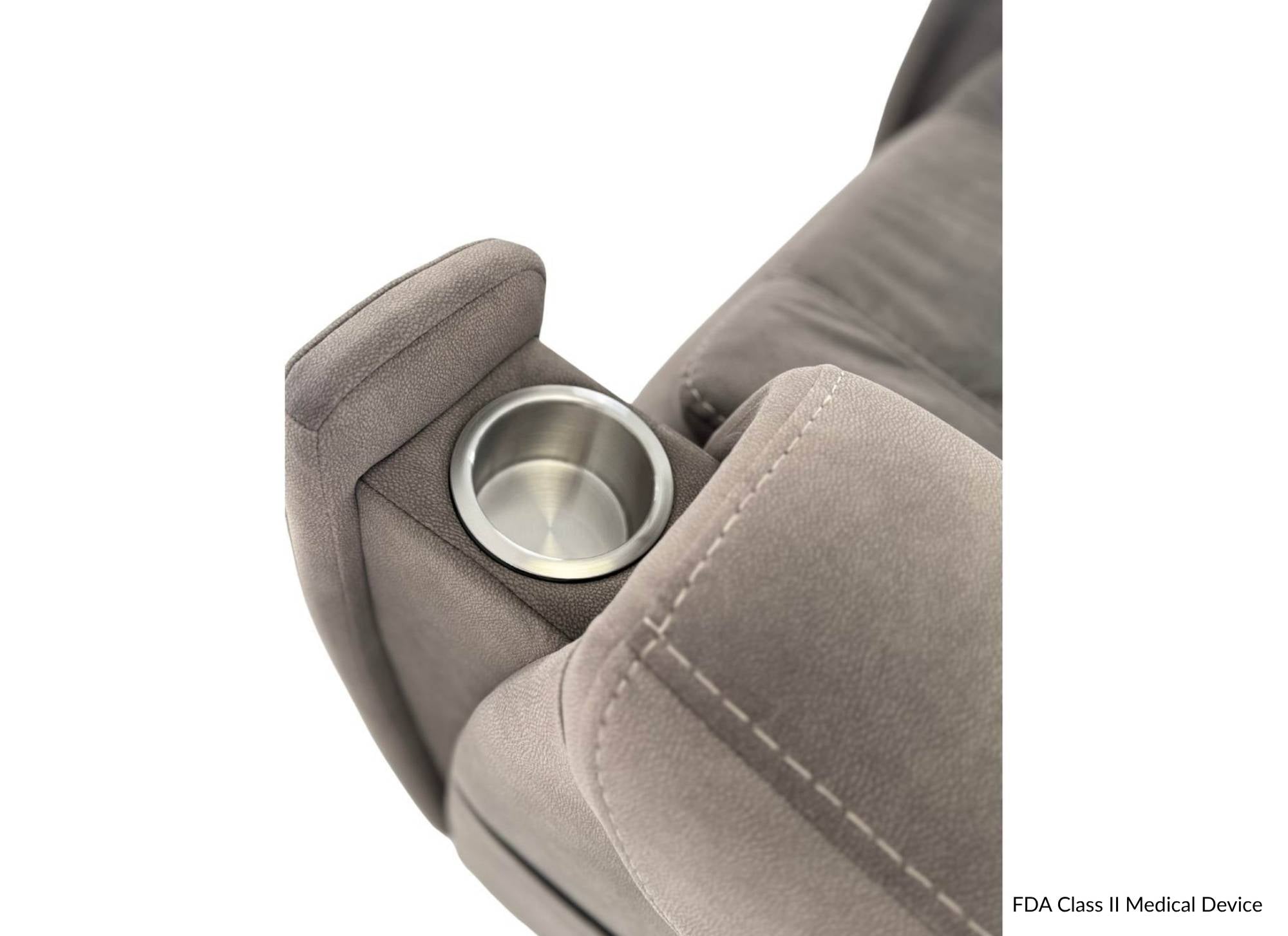 Elephant Lift Chair With Heat, Power Adjustable Headrest And Lumbar - Brown - Additional View 6