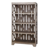 Crate Bookcase - Gray