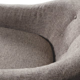 Ashley Furniture - UPSHUR TAUPE SWIVEL GLIDER ACCENT CHAIR - Light Brown Fabric - Chairs - Additional View 7