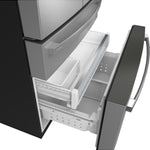 GE STAINLESS PROFILE FINGERPRINT RESISTANT STAINLESS STEEL 28.7CU 4 DOOR FRENCH DOOR REFRIGERATOR - Pearl Silver - Refrigerators - Additional View 19