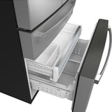 GE STAINLESS PROFILE FINGERPRINT RESISTANT STAINLESS STEEL 28.7CU 4 DOOR FRENCH DOOR REFRIGERATOR - Pearl Silver - Refrigerators - Additional View 19