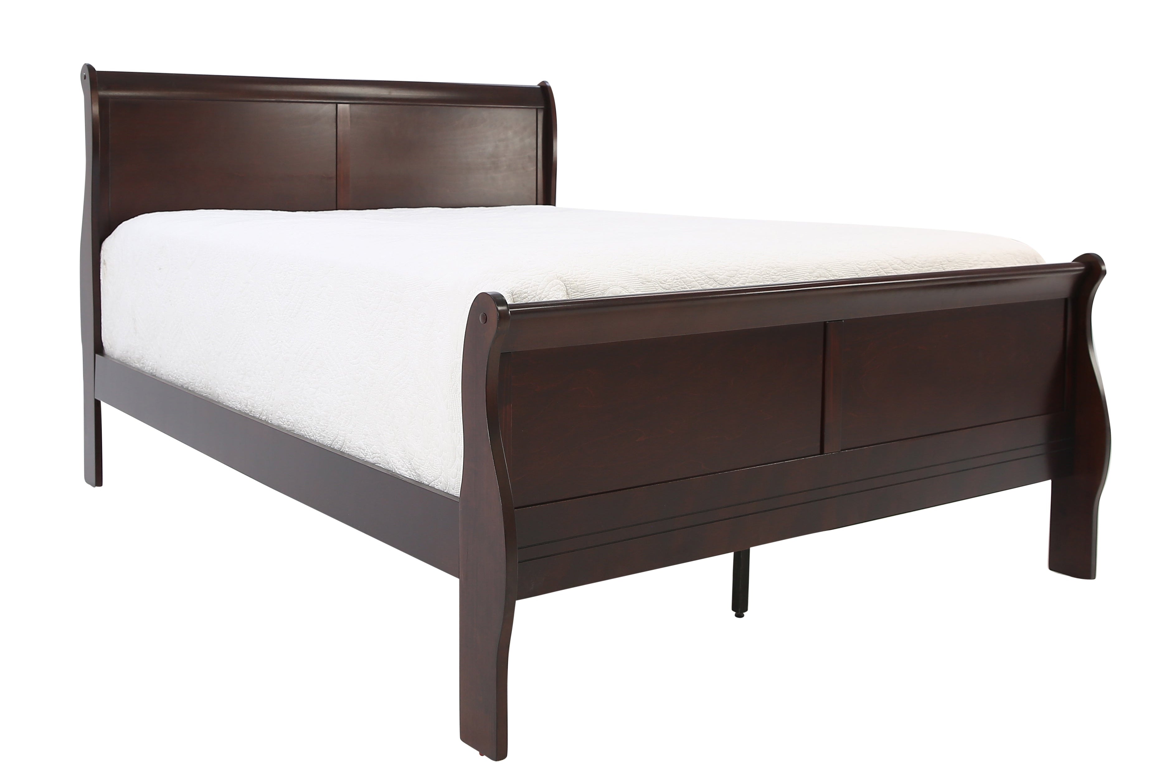 Louis Philip King Bed - Cherry
