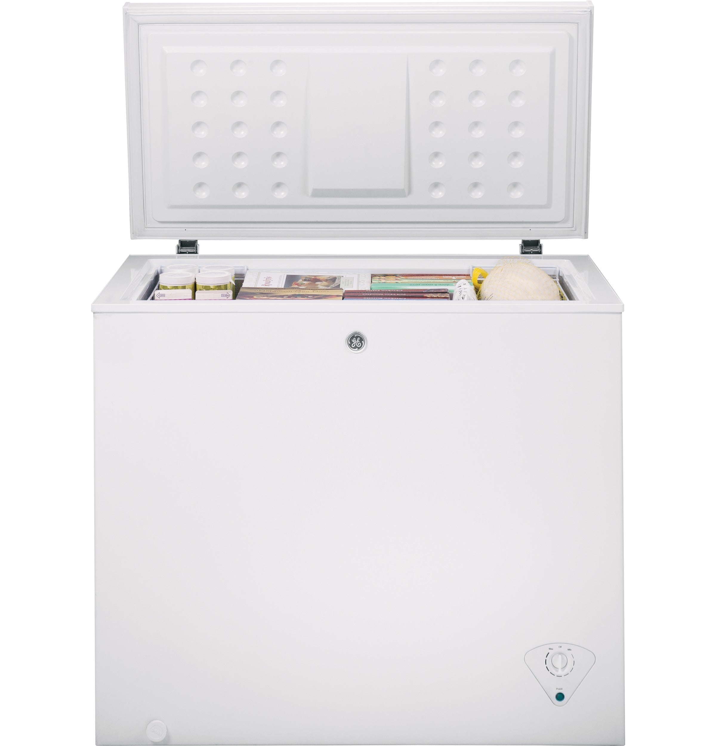GE 7.0 Cu. Ft. Manual Defrost Chest Freezer - White - Freezers - Additional View 2