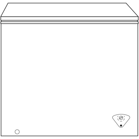 GE 7.0 Cu. Ft. Manual Defrost Chest Freezer - White - Freezers - Additional View 5