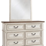 Ashley Furniture - Realyn Youth Dresser And Mirror - White Wood|Glass - Dresser & Mirror