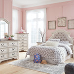 Ashley Furniture - Realyn Youth Dresser And Mirror - White Wood|Glass - Dresser & Mirror - Additional View 3