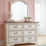 Ashley Furniture - Realyn Youth Dresser And Mirror - White Wood|Glass - Dresser & Mirror - Additional View 4
