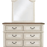 Ashley Furniture - Realyn Youth Dresser And Mirror - White Wood|Glass - Dresser & Mirror - Additional View 5