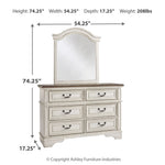 Ashley Furniture - Realyn Youth Dresser And Mirror - White Wood|Glass - Dresser & Mirror - Additional View 6