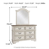 Ashley Furniture - Realyn Youth Dresser And Mirror - White Wood|Glass - Dresser & Mirror - Additional View 6